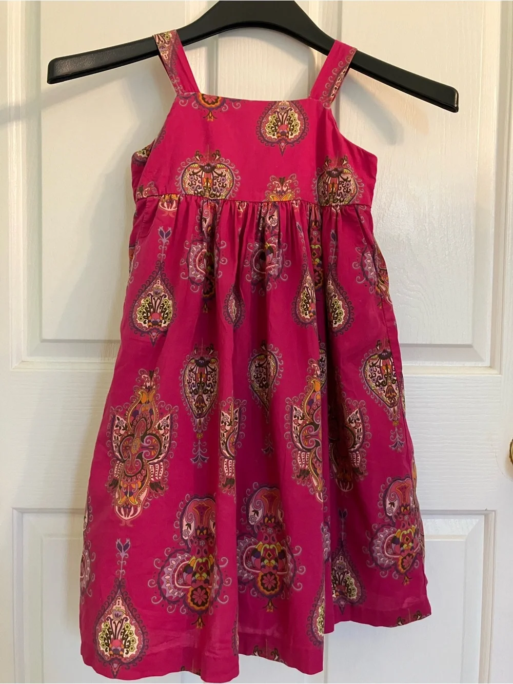 GAP Fuchsia Paisley-Print Sundress